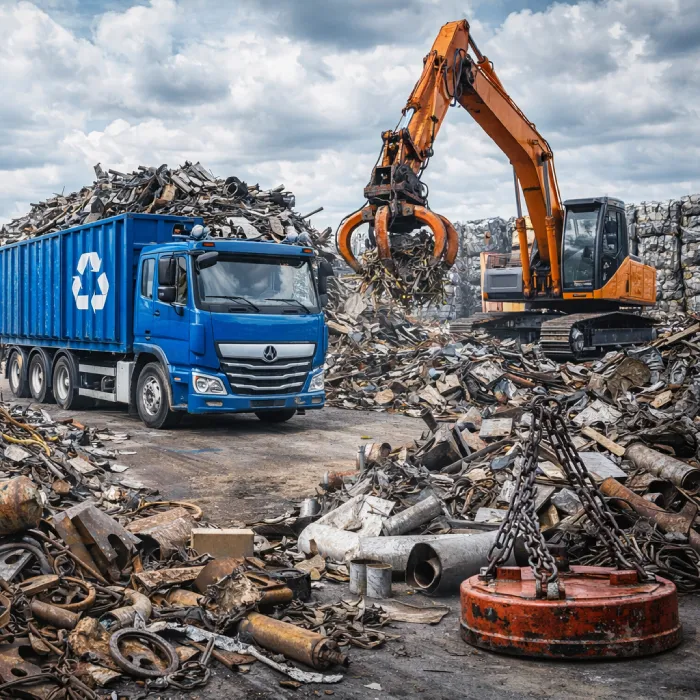 Вывоз и прием металлолома - Вторметсервис